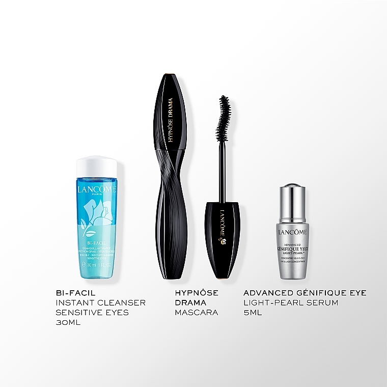 Zestaw - Lancome Hypnose Drama (mascara/6.5g + lot/30ml + eye/ser/5ml) — Zdjęcie N2