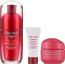 Zestaw - Shiseido Ultimune Eyecare Set (eye/conc/15ml + face/conc/5ml + face/cr/15ml) — Zdjęcie N2