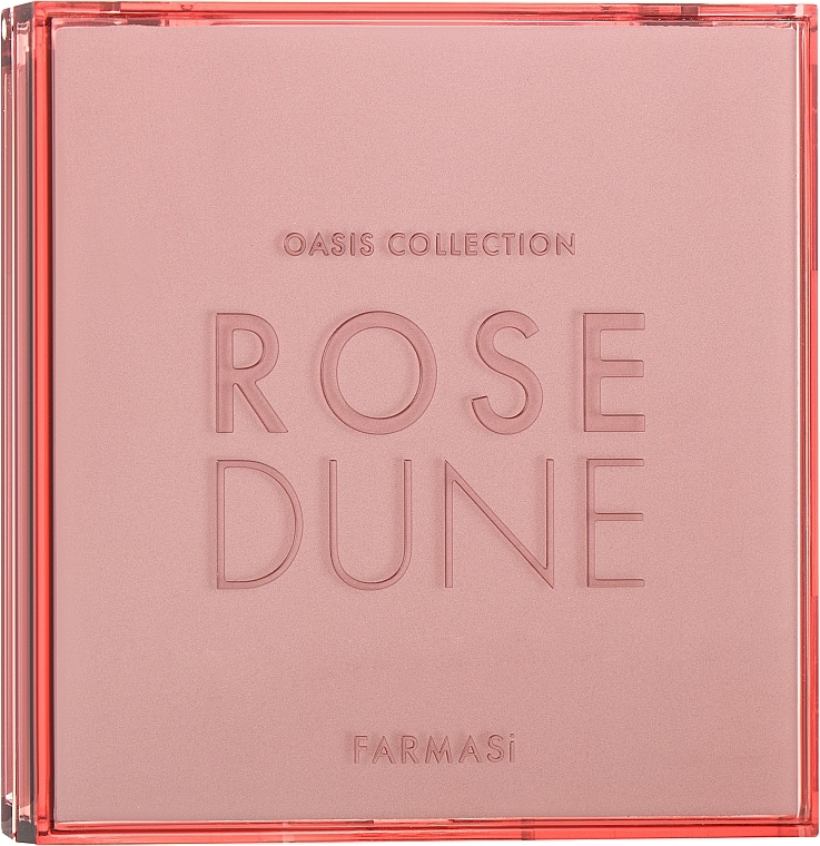 Paleta cieni do powiek Róża z wydm - Farmasi Oasis Collection — Zdjęcie N2