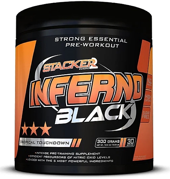 Kompleks przedtreningowy - Stacker2 Inferno Black Tropical Touchdown — Zdjęcie N1