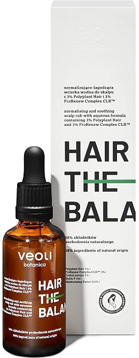 Normalizujący i kojący balsam wodny do skóry głowy - Veoli Botanica Hair The Balance — Zdjęcie N1