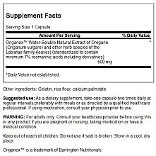 Suplement diety oregano, 500 mg - Swanson OriganoX Oregano Super Strength — Zdjęcie N2