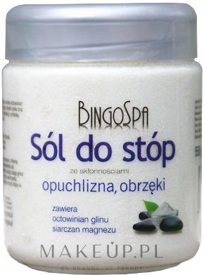 Sól do stóp ze skłonnościami do opuchlizny i obrzęków - BingoSpa Salt For Feet Prone To Pain, Swelling, Edema — Zdjęcie 550 g