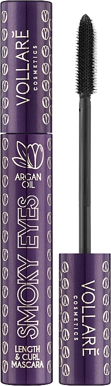 Tusz do rzęs z olejkiem arganowym - Vollare Smoky Eyes Mascara — Zdjęcie N1