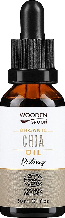 PRZECENA! Olej z nasion chia - Wooden Spoon Organic Chia Oil * — Zdjęcie N1
