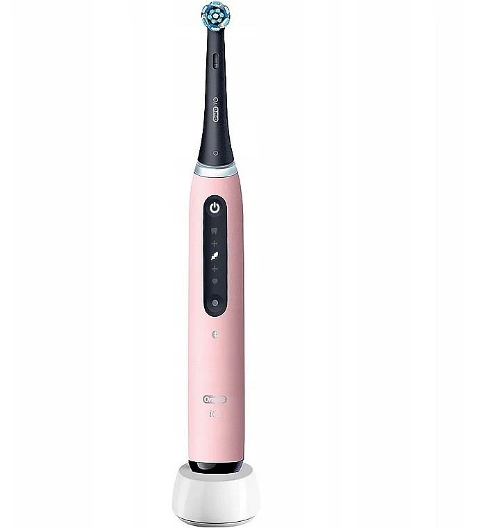 Elektryczna szczoteczka do zębów, różowa, z etui - Oral-B iO Series 5 Pink — Zdjęcie N3