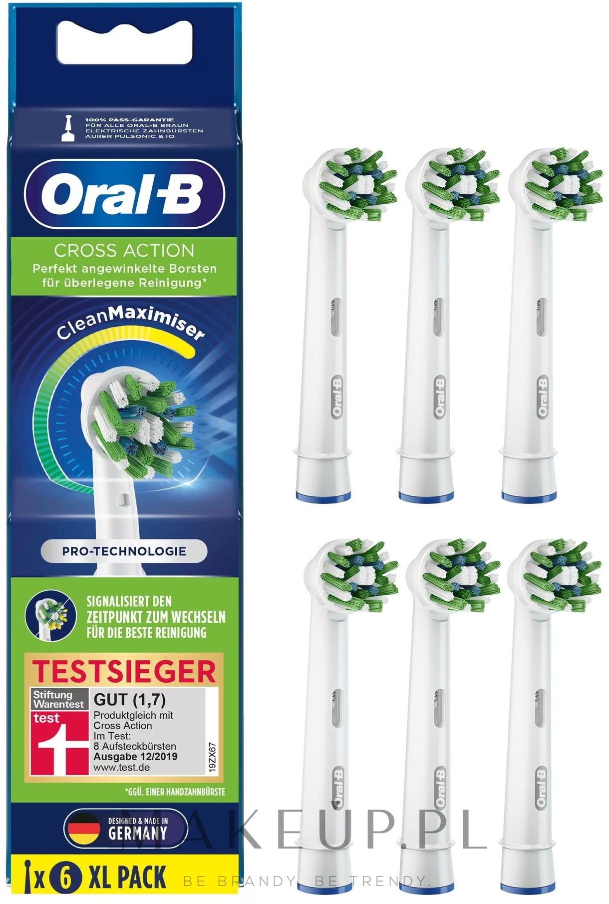 Oral-B Cross Action CleanMaximiser - Wymienna Główka Do Elektrycznej ...