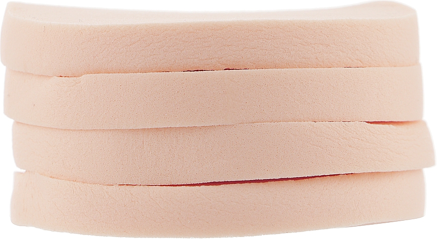 Okrągła gąbka do makijażu 4w1, CS057B, beżowa - Cosmo Shop Sponge — Zdjęcie N1