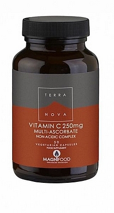 PRZECENA! Suplement diety Witamina C - Terranova Vitamin C 250mg Complex * — Zdjęcie N1