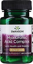 Suplement diety z kwasem hialuronowym - Swanson Hyal-Joint Hyaluronic Acid Complex — Zdjęcie N1