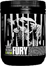 Kompleks przedtreningowy, zielone jabłko - Universal Nutrition Animal Fury Green Apple — Zdjęcie N2