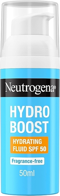 Nawilżający fluid do twarzy - Neutrogena Hydro Boost Hydrating Fluid SPF50 — Zdjęcie N1