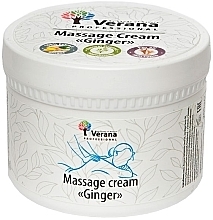 Krem do masażu Imbir - Verana Massage Cream Ginger — Zdjęcie N1