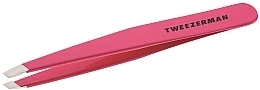 Pęseta do brwi, różowa - Tweezerman Slant Tweezer Pretty In Pink  — Zdjęcie N1