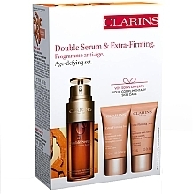 Zestaw - Clarins Double Serum Eye Value Pack (eye/ser/20ml + mascara/3ml + oil/50ml) — Zdjęcie N1