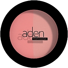 Róż do twarzy - Aden Cosmetics Matt & Glow Blush Duo — Zdjęcie N2
