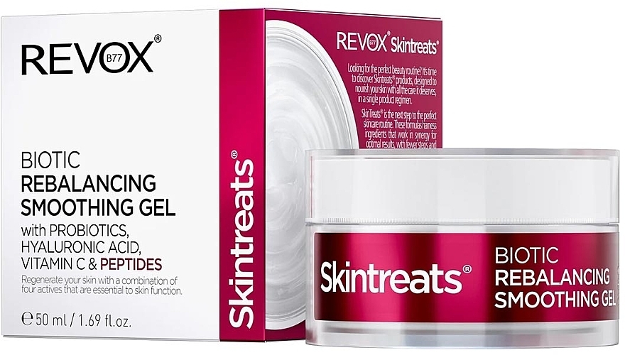 Matujący żel do twarzy - Revox Skintreats Biotic Mattifying Gel — Zdjęcie N1