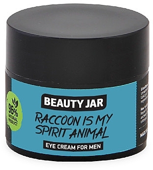 Krem pod oczy dla mężczyzn - Beauty Jar Raccoon Is My Spirit Animal Eye Cream For Men — Zdjęcie N2