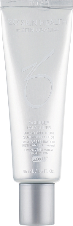 Ochronny krem do twarzy - Zein Obagi Zo Skin Health Oclipse Daily Sheer SPF 50 — Zdjęcie N4