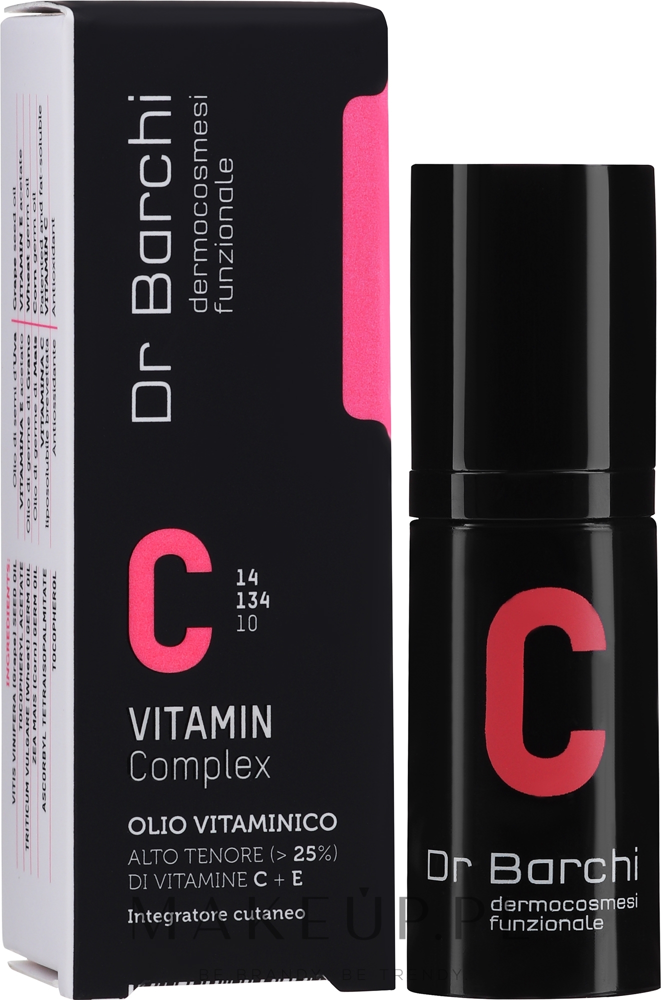 Witaminowy olejek do twarzy i ciała - Dr. Barchi Vitamin Complex C (Vitamin Oil) — Zdjęcie 10 ml