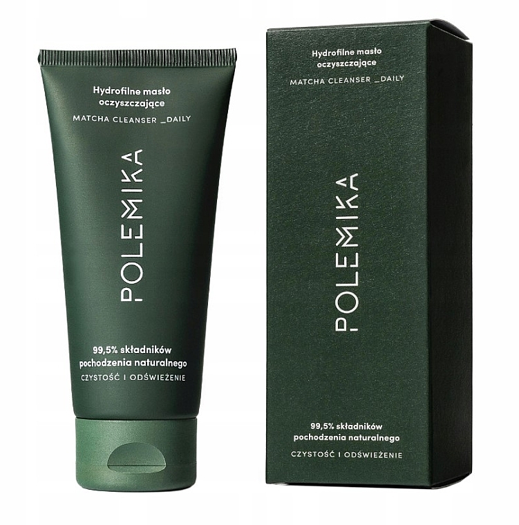 Hydrofilowy olejek do mycia twarzy - Polemika Matcha Cleanser Daily  — Zdjęcie N1