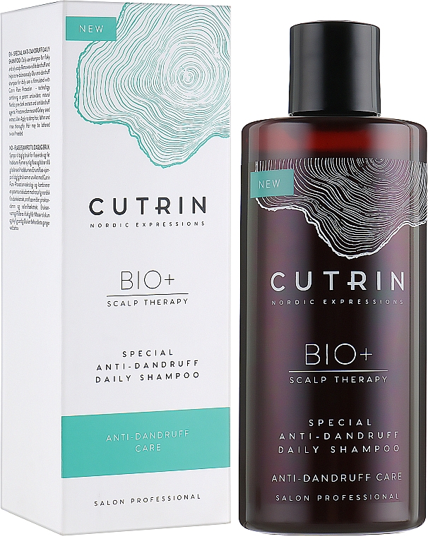 Przeciwłupieżowy szampon do włosów do codziennego stosowania - Cutrin Bio+ Special Anti-Dandruff Shampoo 