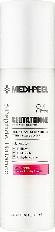Rozjaśniający tonik do twarzy z glutationem - Medi Peel Bio Intense Glutathione White Silky Toner