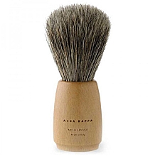 Pędzel do golenia, rączka z drewna bukowego, włosie mieszane - Acca Kappa Shaving Brush Beechwood Handle — Zdjęcie N1