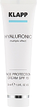 Nawilżający krem do twarzy z kwasem hialuronowym SPF 15 - Klapp Cosmetics Hyaluronic Face Protection — Zdjęcie N2