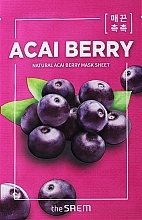 Kup Maska w płachcie do twarzy Jagody acai - The Saem Natural Acai Berry Mask Sheet