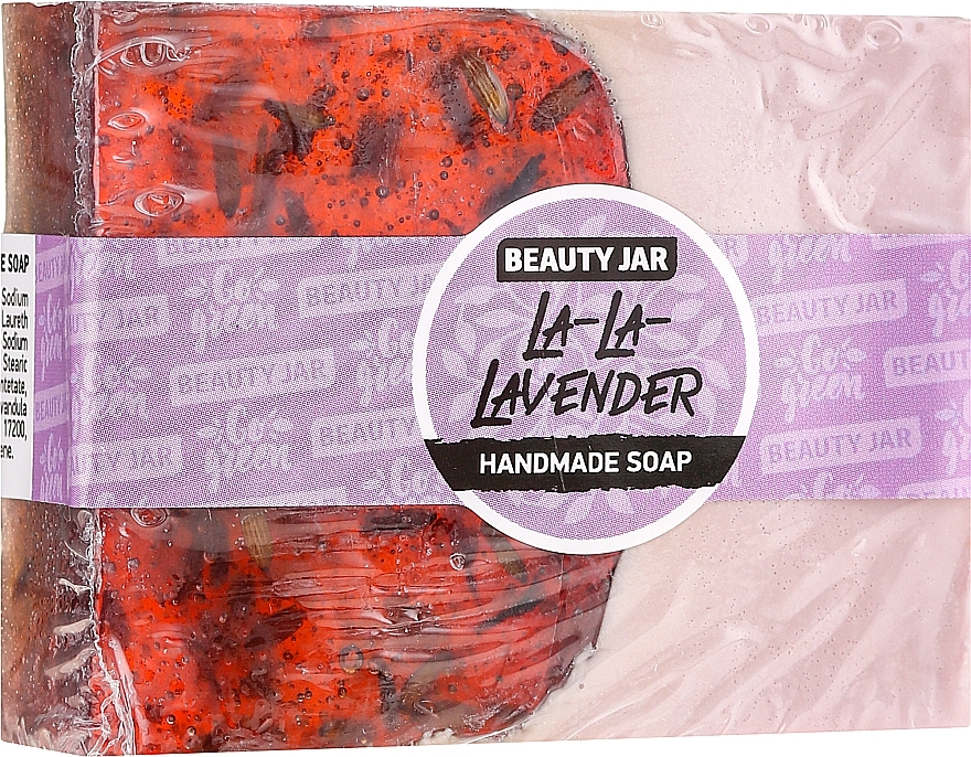 WYPRZEDAŻ Mydło ręcznie robione w kostce Lawenda - Beauty Jar Lavender Handmade Soap * — Zdjęcie N1