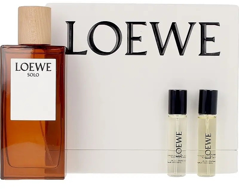 Loewe Solo Loewe + 7 Anonimo - Zestaw (edt/100ml + edt/10ml + edp/10ml) — Zdjęcie N1