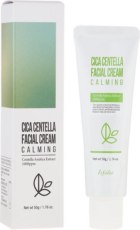 Kojący krem do twarzy - Esfolio Cica Centella Facial Cream — Zdjęcie N2