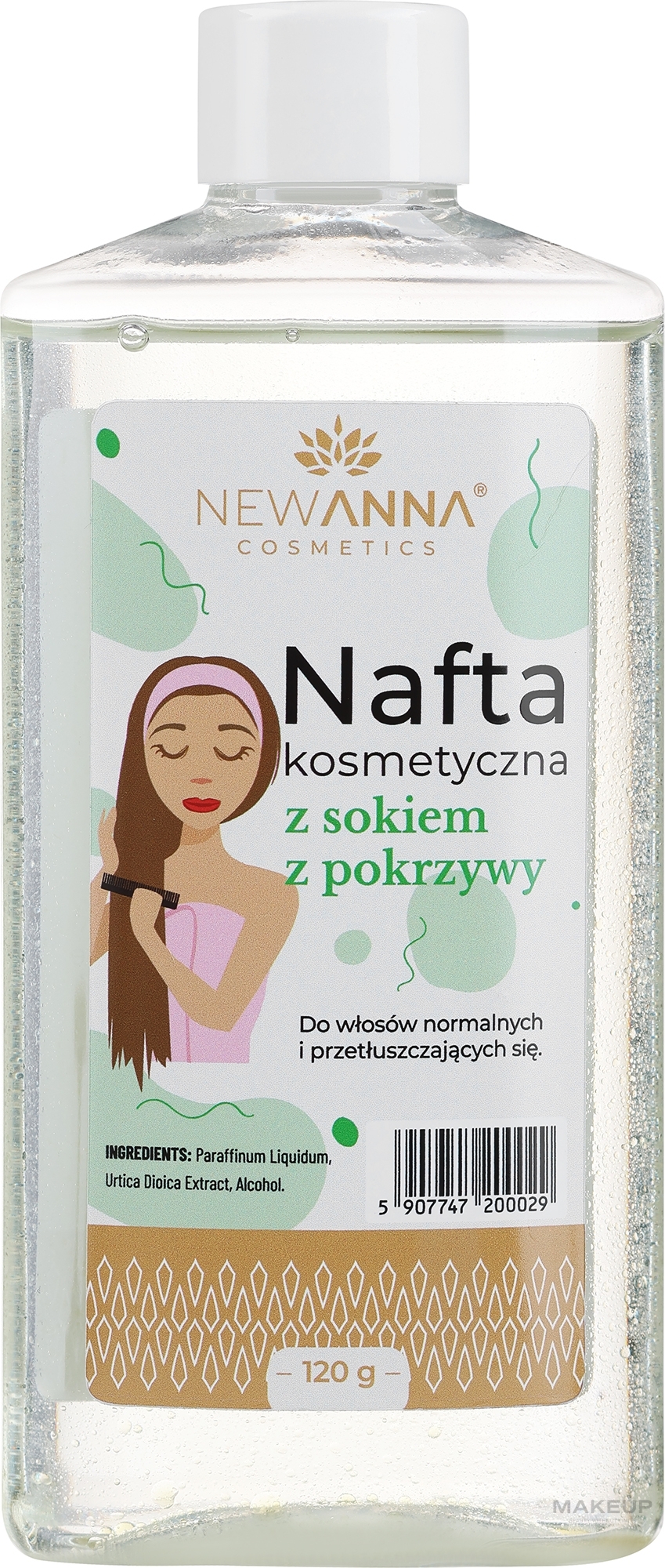 Odżywka do włosów Nafta z sokiem z pokrzywy - New Anna Cosmetics — Zdjęcie 120 g