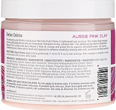 Krem do rąk i stóp z różową glinką - IBD Spa Aussie Pink Clay Detox Creme  — Zdjęcie N2