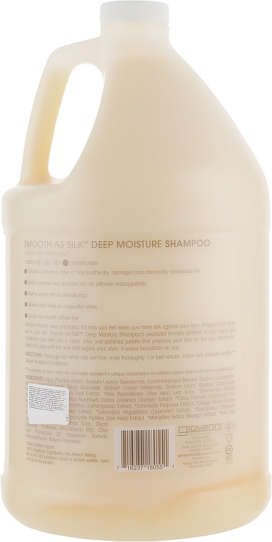 Szampon, Jedwab - Giovanni Eco Chic Hair Care Smooth As Silk Deep Moisture Shampoo — Zdjęcie N4