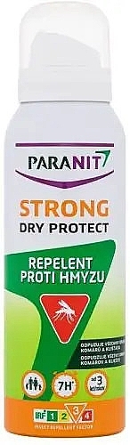 Spray odstraszający komary i kleszcze - Paranit Strong Dry Protect — Zdjęcie N1
