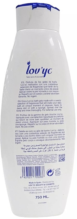 Żel pod prysznic Proteiny mleka migdałowego - Lovyc Almonds Protein Shower Gel — Zdjęcie N2