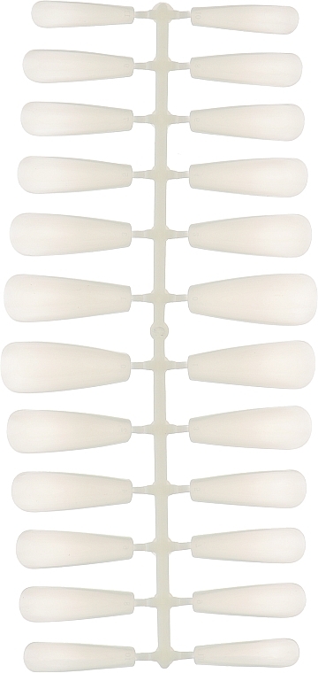 Formy do przedłużania paznokci, balerina, mleczne - Tufi Profi Premium — Zdjęcie N2