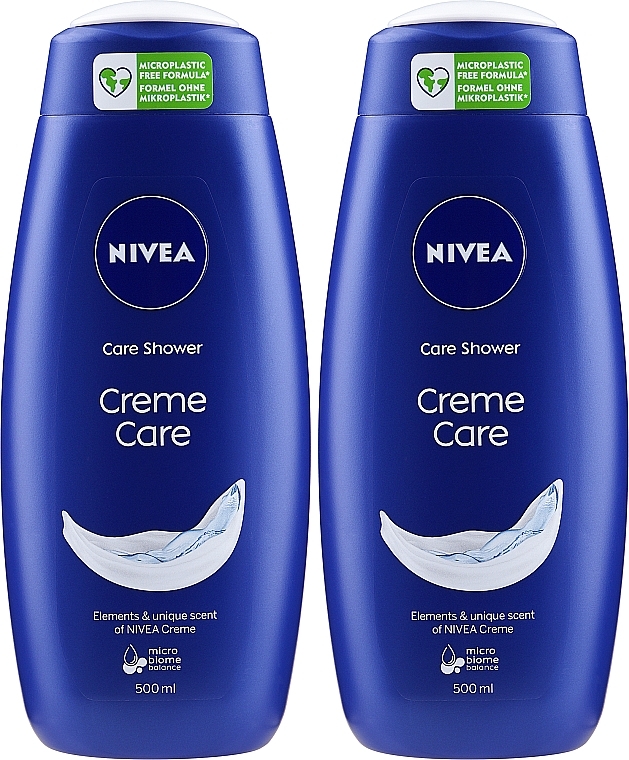 Zestaw - NIVEA Creme Care (sh/gel/2x500ml) — Zdjęcie N2