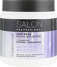 Maska do włosów suchych i cienkich - Salon Professional Nutrition and Moisture — Zdjęcie N3