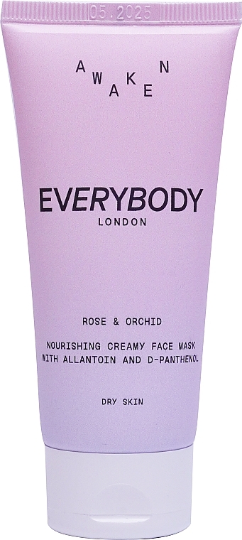 Odżywcza kremowa maska do twarzy Róża i orchidea - EveryBody Awaken Nourishing Creamy Face Mask Rose & Orchid — Zdjęcie N1