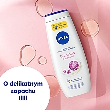 Żel pod prysznic - NIVEA Care Diamond & Argan Oil — Zdjęcie N3