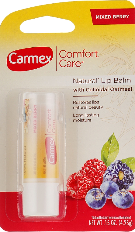 Pomadka do ust - Carmex Comfort Care Lip Balm Mixed Berry