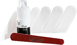 Kup Peggy Sage (silk 7 pcs + n/glue 3 ml + nailfile 1 pcs) - Zestaw naprawczy do paznokci