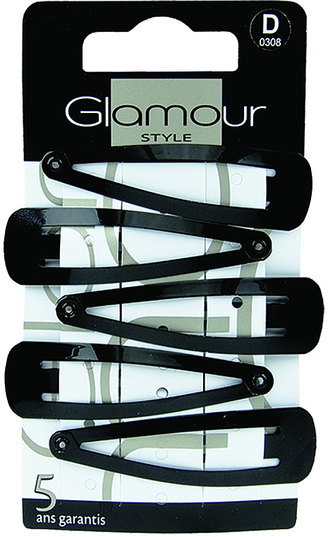 Spinki do włosów, 308, czarne - Glamour — Zdjęcie N1