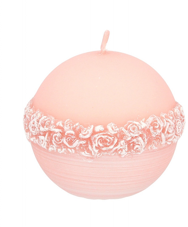 Świeca dekoracyjna Bella ball, 8 cm, różowa	 - Artman Bella — Zdjęcie N1