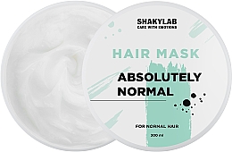 Maska do włosów normalnych Absolutely Normal - SHAKYLAB Hair Mask For Normal Nair — Zdjęcie N1