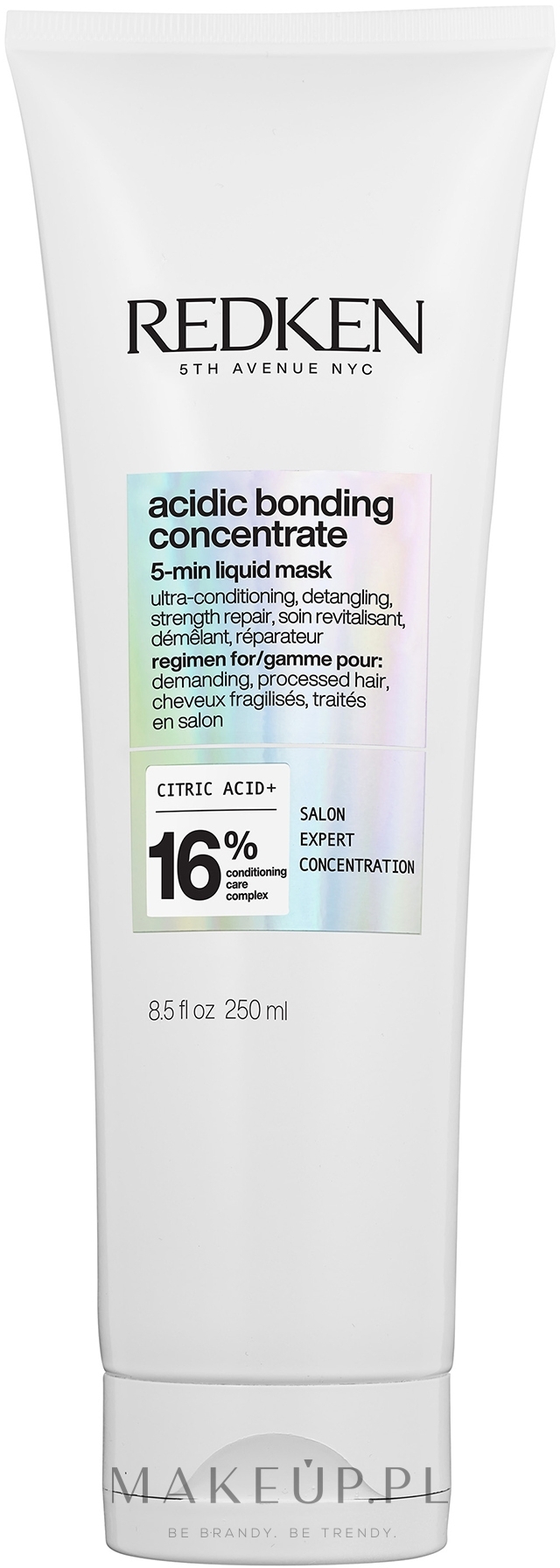 Intensywnie odżywcza maska do włosów - Redken Acidic Bonding Concentrate 5-Min Liquid Mask — Zdjęcie 250 ml