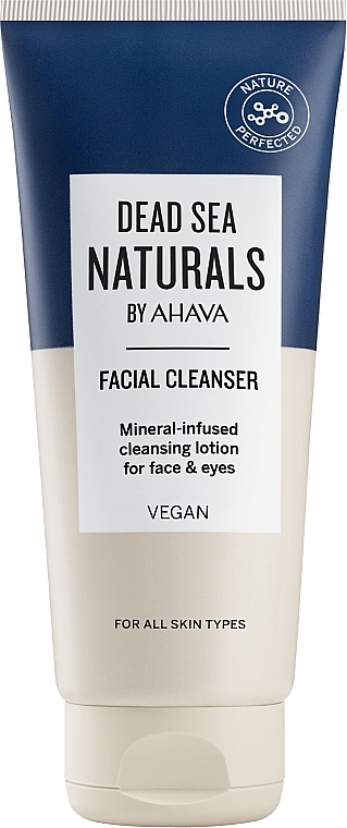 Delikatny płyn oczyszczający 3 w 1 do twarzy i oczu - Ahava Dead Sea Naturals Facial Cleanser — Zdjęcie N1